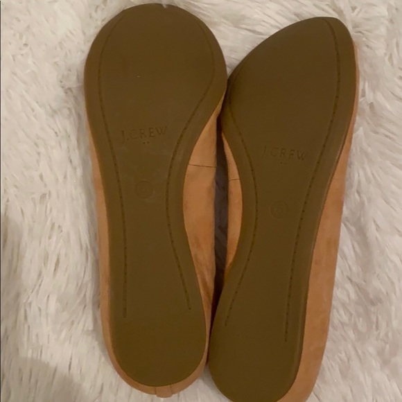 J. Crew scrunch suede blush flats - Picture 2 of 6